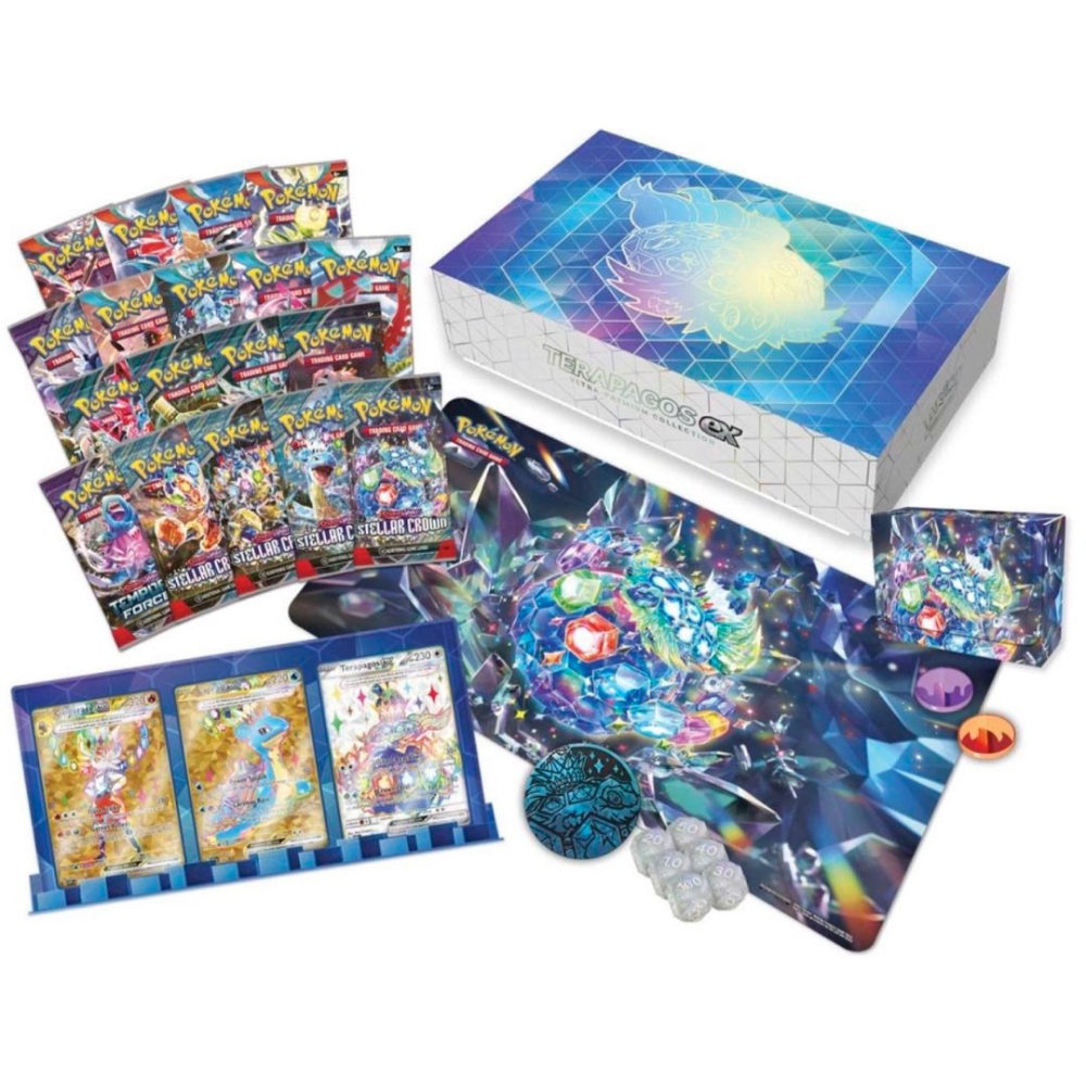 Pokemon Terapagos EX Ultra Premium Collection